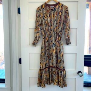 Sweet Salt maxi long sleeve dress. Beautiful fall dress size 2